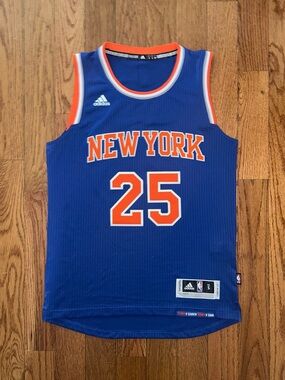 Derrick Rose New York Knicks Adidas Swingman Jersey Size Small